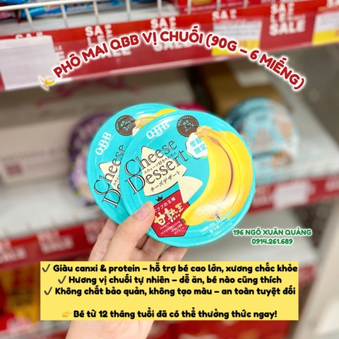 Phomai QBB vị Chuối