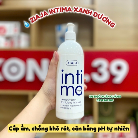 Dung dịch vệ phụ nữ kháng viêm Intima Ziaja Balan 500ml - Xanh Dương