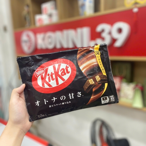 KitKat Nhật Vị Socola Nguyên Chất Túi 10 Thanh
