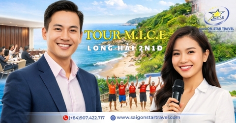Tour M.I.C.E Long Hải 2 Ngày 1 Đêm Từ TpHCM | Hội Nghị, Team Building, Gala Dinner