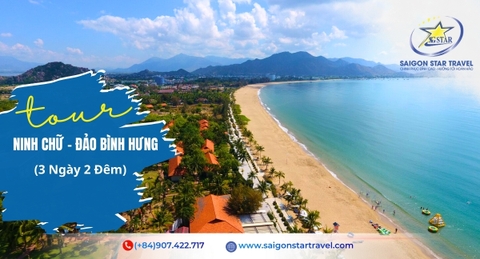 Tour Ninh Chữ Bình Hưng 3 Ngày 2 Đêm Trọn Gói Từ TpHCM | Cano, Zip Tour, Tôm Hùm