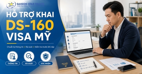 Hỗ Trợ Khai DS-160 Visa Mỹ | Rà Soát Hồ Sơ - Saigon Star Travel
