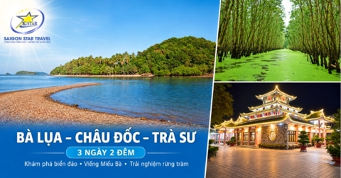Tour Bà Lụa - Châu Đốc - Rừng Tràm Trà Sư 3 Ngày 2 Đêm