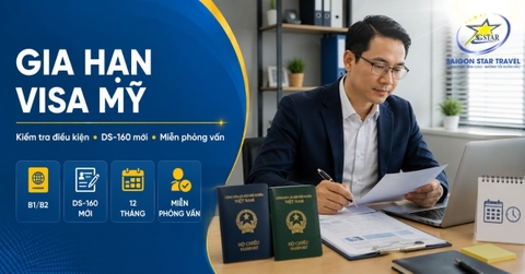 Gia Hạn Visa Mỹ B1/B2 | Kiểm Tra Điều Kiện - Saigon Star Travel