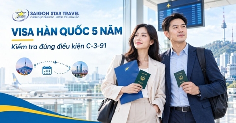 Visa Hàn Quốc 5 Năm C-3-91: Điều Kiện & Hồ Sơ | Saigon Star