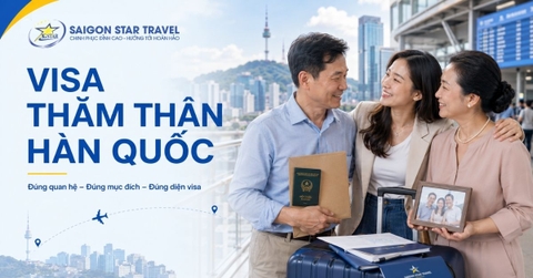 Visa Thăm Thân Hàn Quốc: C-3-1, F-1-5 & Hồ Sơ | Saigon Star Travel