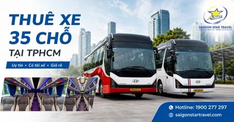 Thuê Xe 35 Chỗ Tại TpHCM Uy Tín, Có Tài Xế, Giá Rõ 2026