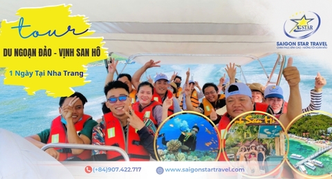 Tour 3 Đảo Nha Trang 1 Ngày Bãi Tranh Làng Chài Vịnh San Hô Đi Cano