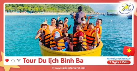 Tour Bình Ba 2 Ngày 2 Đêm Lễ 2/9 | Du ngoạn Vĩnh Hy - Tiệc Hải sản Tôm Hùm