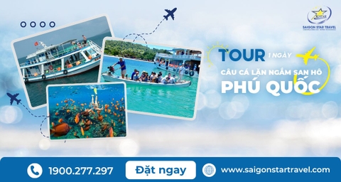Tour Câu Cá Lặn Ngắm San Hô Phú Quốc 1 Ngày