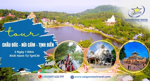 Tour Châu Đốc 2 Ngày 1 Đêm | Miếu Bà – Núi Cấm – Rừng Tràm Trà Sư Từ TpHCM