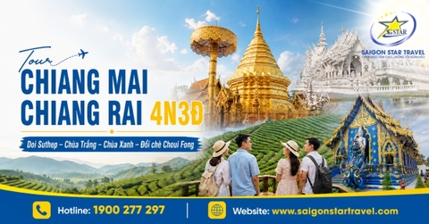 Tour Chiang Mai Chiang Rai 4 Ngày 3 Đêm Từ TpHCM