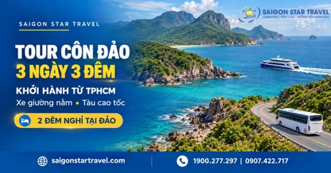 Tour Côn Đảo 3 Ngày 3 Đêm Từ TpHCM - Xe Giường Nằm, Tàu Cao Tốc