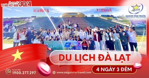Tour Đà Lạt 4 Ngày 3 Đêm Lễ 30/4/2026 | Nhiều Điểm Hot