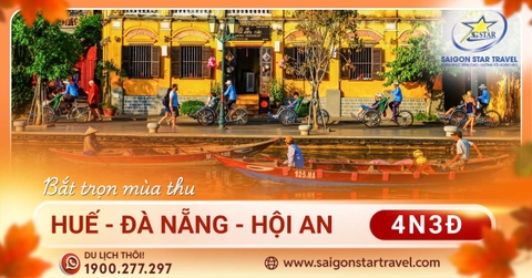 Tour Đà Nẵng Hội An Huế 4N3Đ | Bay Khứ Hồi - Khám phá di sản