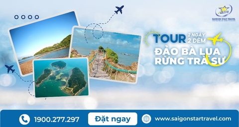 Tour Du Lịch Đảo Bà Lụa Rừng Trà Sư 2 Ngày 2 Đêm | Khám phá Biển đảo - Rừng Tràm