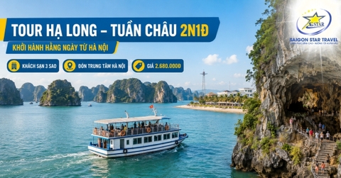 Tour Hạ Long - Tuần Châu 2N1Đ Từ Hà Nội | Khởi Hành Hằng Ngày