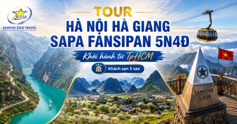 Tour Hà Nội Hà Giang Sapa Fansipan 5N4Đ Từ TpHCM
