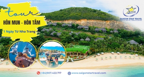 Tour Hòn Tằm Hòn Mun 1 Ngày | Cano Lặn Biển - Tắm Bùn - Tắm Khoáng