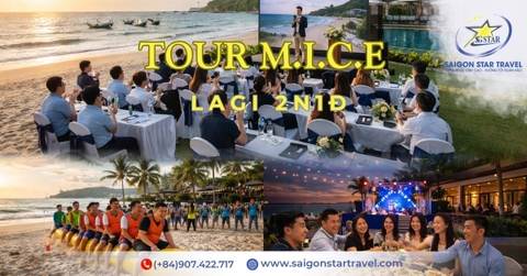 Tour M.I.C.E Lagi 2 Ngày 1 Đêm Từ TpHCM | Hội Nghị, Team Building, Gala Dinner