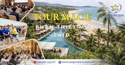 Tour M.I.C.E Phan Thiết Mũi Né 2N1Đ từ TpHCM | Hội Nghị, Team, Galadinner