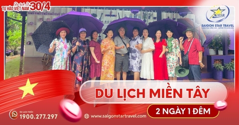 Tour Miền Tây 2 Ngày 1 Đêm Lễ 30/4 | Miệt Vườn Sông Nước