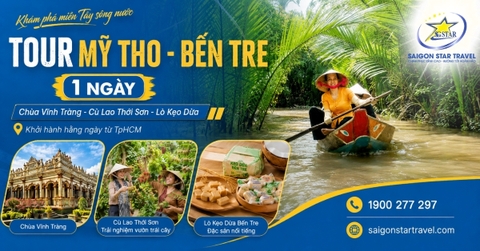 Tour Mỹ Tho Bến Tre 1 Ngày Khởi Hành Hằng Ngày Từ TpHCM