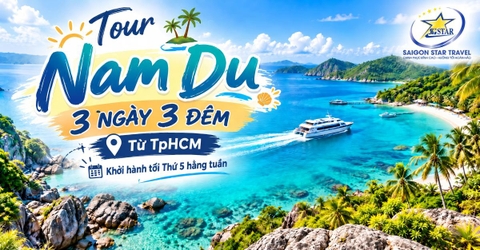 Tour Nam Du 3 Ngày 3 Đêm Từ TpHCM - Khởi Hành Tối Thứ 5 Hằng Tuần