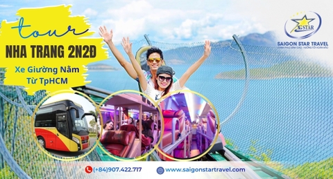 Tour Nha Trang 2 Ngày 2 Đêm Giá Rẻ | Check-in Biển Đẹp, Xe Giường Nằm, Tiệc Buffet BBQ