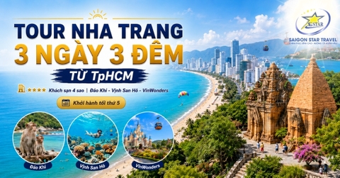 Tour Nha Trang 3 Ngày 3 Đêm Từ TpHCM - Xe Giường Nằm, Khách Sạn 3-4-5 Sao, Nhiều Option Ngày 2