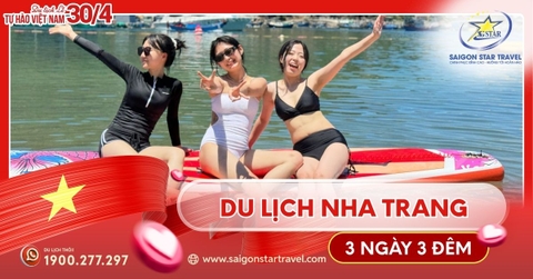 Nha Trang 3N3Đ Lễ 30/4–1/5 Ghép Lẻ/Ghép Đoàn | Khởi Hành Đêm [Xe Giường Nằm]