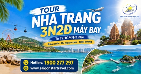 Tour Nha Trang 3 Ngày 2 Đêm Máy Bay Từ TpHCM/Hà Nội