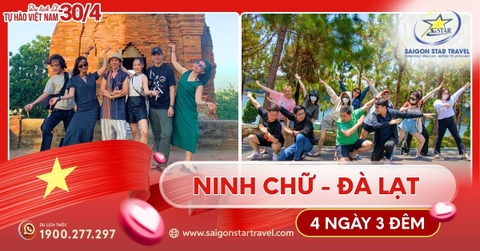 Tour Lễ 30/04 Ninh Chữ - Đà Lạt 4 Ngày 3 Đêm Đi Đêm Từ TpHCM