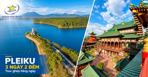 Tour Pleiku 3 Ngày 2 Đêm - Ghép Hằng Ngày, Đón Tại Pleiku