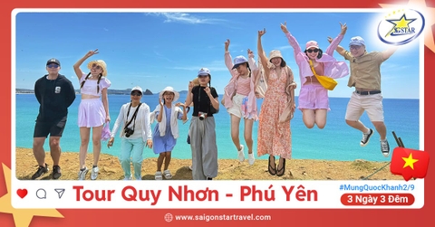 Tour Quy Nhơn Phú Yên 3 Ngày 3 Đêm Lễ 2/9