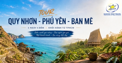 Tour Quy Nhơn Phú Yên Ban Mê 4 Ngày 4 Đêm Từ TpHCM