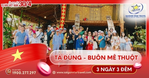 Tour Tà Đùng - Buôn Ma Thuột 3 Ngày 3 Đêm Lễ 30/4/2026