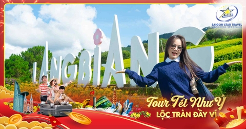 Tour Đà Lạt Tết Nguyên Đán 3N2Đ | Mongo Land, Samten Hills, Siêu Hấp Dẫn [2026]