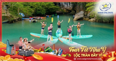 Tour Tết Âm Lịch Đồng Hới Quảng Bình 3N2Đ | Sông Chày - Hang Tối