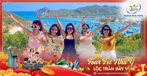 Tour Tết Âm Lịch Ninh Chữ Vĩnh Hy 3N2Đ | Tàu Đáy Kính – Hang Rái – Mũi Dinh