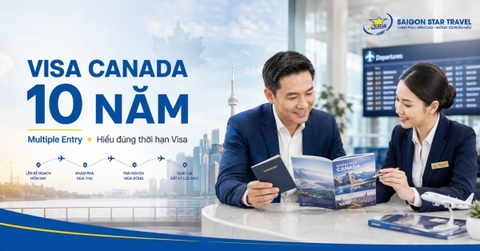 Visa Canada 10 Năm: Điều Kiện, Thời Hạn & Cách Hiểu Đúng