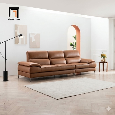 A8 Modern couch sofa BHQ45 Abeha 2m5 upholstered brown leather