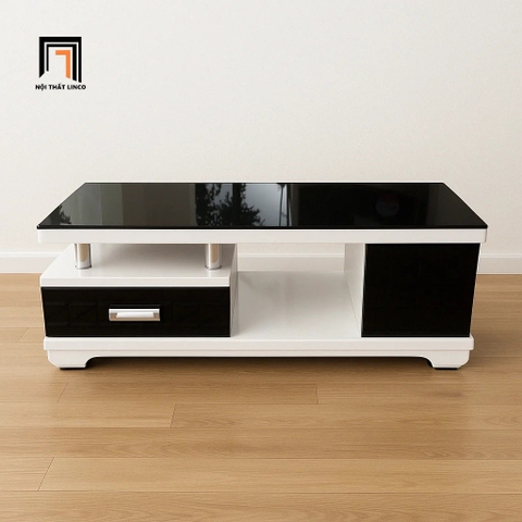 B3 Bàn trà gia đình 1m x 50 BTPK17 Sebring phối 2 màu đen trắng
