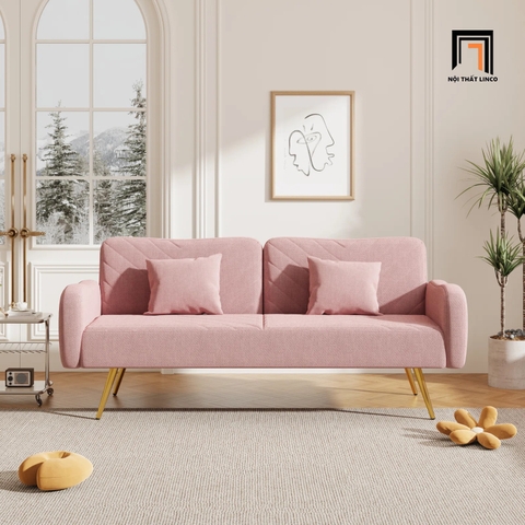 G1 Ghế sofa giường đa năng GB80 Casso dài 2m màu hồng cánh sen