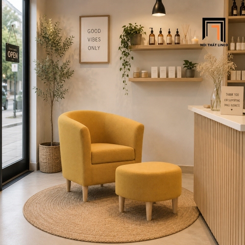 F2 Ghế sofa đơn nhỏ gọn giá rẻ DT89 Jirab phòng khách gia đình