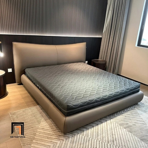 H2 Giường ngủ bọc da Pu cao cấp GN116 Numan 1m6 x 2m gia đình