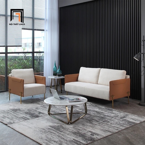 I1 Set 2 ghế sofa phòng khách trẻ trung KT105 Mirando cho căn hộ nhỏ