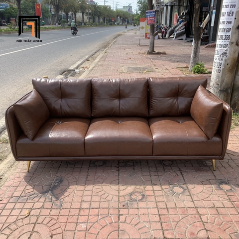 B1 Ghế sofa băng da sang trọng BT96 Foia 2m cho chung cư