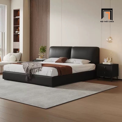 F1 Giường ngủ căn hộ chung cư GN98 Fiskes da công nghiệp đen