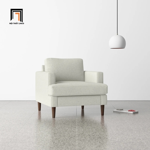 H1 Ghế sofa đơn gia đình xám trắng DT107 Laguna phòng khách nhỏ